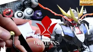 GUNDAM BARBATOS LUPUS REX [MG 1/100]【巴巴托斯天狼座帝王形態 噴塗改造+做舊 制作實錄】