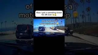 MOTORCYCLE COP GOT ME 😭 #M240i #B58 #dashcam #dashcamvideos #drift #cops #police #pulledover #ticket