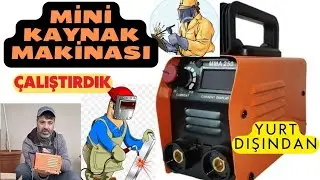 Yurtdışından mini Kaynak makinası aldık #kaynakmakinası #mini