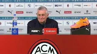 Conferenza stampa del Direttore Daniele Prad&egrave; in sala stampa al termine di Milan - Fiorentina