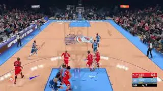NBAK19 Custom MyLeague Thunder @ Bulls All time Teams - Unfortunately No audio
