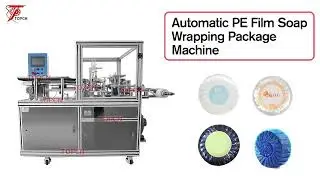 Automatic Toilet Clean Blue Bubble Soap Pleat Paper Packaging Machine