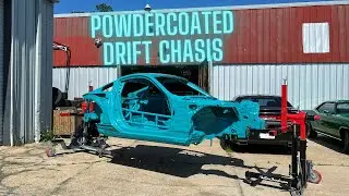 POWDERCOATING a 350z! (drift chassis)