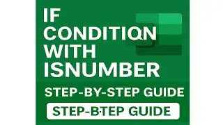 IF Condition with ISNUMBER Function in Excel#IF Condition With Isnumber formula#if #iffunction