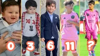 Thiago Messi (Messi's Son) Natural Transformation | From 0 to 12 Years old 2025