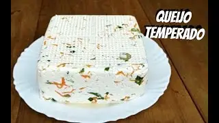 Queijo caseiro temperado