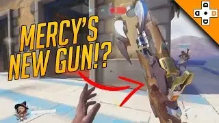 Overwatch Funny & Epic Moments 49 - MERCY'S NEW GUN!? - Highlights Montage