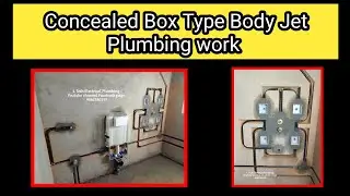 How to install the Jaquar 3way Diverter with Concealed Box Type Body Jet #jaquar #bodyjet