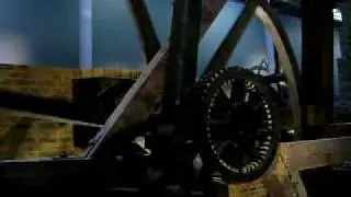 stationary steam engine with 'sun and planet' gear