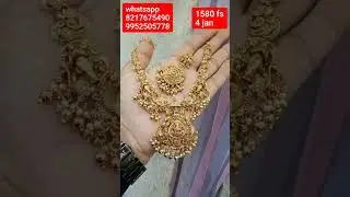 Antique lakshmi neck set whatsapp 8217675490/9952505778