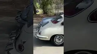 356 Cab comes in while 356 coupe goes out - at the concours!