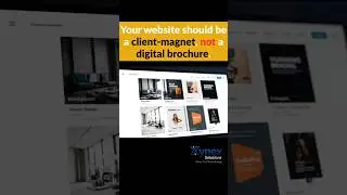 Your website should be a client-magnet, not a digital brochure.#xynexsolutions #leadgeneration#tech