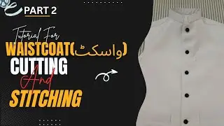 Waistcoat cutting in detail ✂️ | واسکٹ کی کٹنگ مکمل تفصیل میں | #fashion #sewing #clothing 