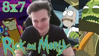 RICK VE MORTY FİLM &Ccedil;EKİYOR! 🎬🍿 | RICK AND MORTY 8x7 | REAKSİYON