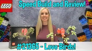 НОВИНКА LEGO&reg; Ideas: Влюблённые птички! | Быстрая сборка и обзор! | Набор № 21365