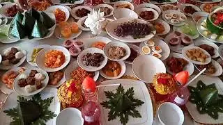Hidangan besan resepsi pernikahan adat aceh