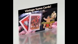 Sumo Wrestling Card Hub #17 - Rare 1935 Japanese Game Cards & 1950s Kamizumo Cards + Custom Menko!