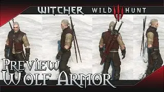 The Witcher 3 Basic Wolf (Wolven) Armor Preview
