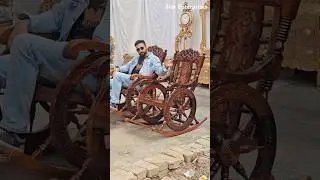 Sheesham Wood Rocking Chair Reasonable Price #rockingchair #furniture