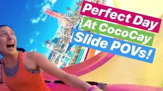 Thrill Waterpark Slide POVs & Identification! | Perfect Day at CocoCay | Royal Caribbean Island!