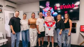 Emotions aplenty as Stewart receives debut jersey