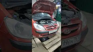 Замена рычага и обломаного болта Хендай Гейтц #garage234 #rek #хёндай #рычаг