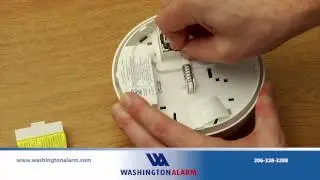 Washington Alarm - Replacing the Smoke Detector Battery