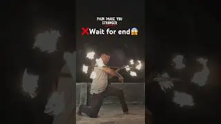 Pain make u strong 💯. How to learn dragon fire staff 😱😱 #shorts