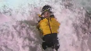 KING 5's Sebastian Robertson plays in Port Angeles snow