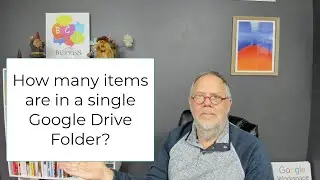 How to find out how many files are in a Google Drive Folder?