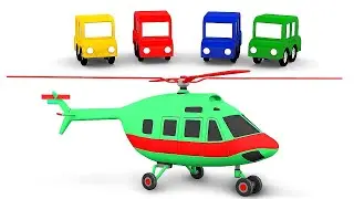 Vamos construir um helicóptero! 🚁 Desenho animado infantil. Desenhos animados em português