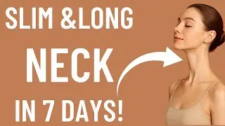 Sculpt a Slim, Long Neck Naturally in Just 7 Days | Daily Neck Toning Routine at Home #youtube