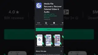 Recover Audio And Video File 🔥😚 | Media Recovery #shorts #media #recovery #foryou #trending