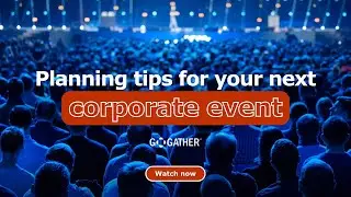 Corporate event planning tips from a 15-year pro