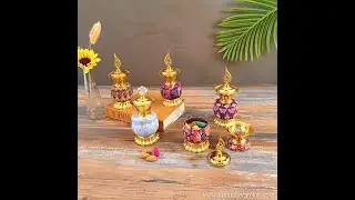 Modern Luxury Drum Shape Incense Burner with Electroplated Gold Lid for Home Hotel Meditation