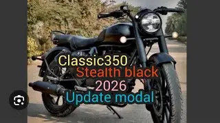 2026 new feature update modal classic 350 stealth black😘&hearts;️ Black bull🖤