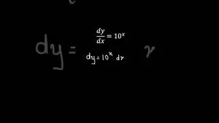 8.8 | Solving Differential Equations by the method of variable separation - WOP#8