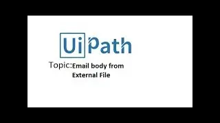 UiPath Tutorials For Beginners - Email Activities