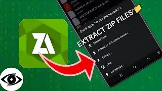 How to extract zip file with Zarchiver