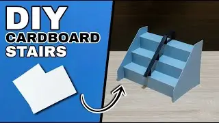 How to make Stairs with Cardboard at Home