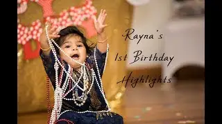 1st Birthday Party Highlights of Rayna l S2V Studio l  Western Australia l