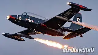 Vintage Jets at Sunset! MiG-17 and Super Pinto - EAA AirVenture Oshkosh 2025