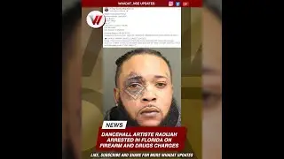 Dancehall Artiste Radijah Arrested in Florida on Firearm Charge. #radijah #chroniclaw #dancehall
