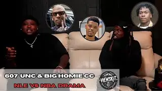 607 Unc & Big Homie CC speak on OG 33 and Ben 10 get a draco pulled on them by NLE Choppa