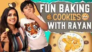 Fun Baking Cookies with Rayan 👩‍🍳😎🧒 | Cooking vlog | Samyuktha Shan