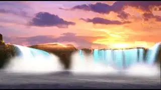 Water Flowing Sound | Water Flowing Video | Water Fall Down | No CopyRight | Free Stock | Free Video