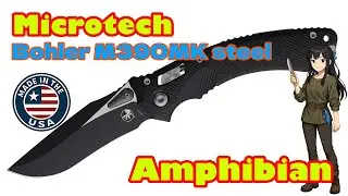 Microtech【マイクロテック】■ 「アンフィビアン」 【M390MK】【Ram-Lok】【アルミニウム】AMPHIBIAN 137RL-1FL 折りたたみ