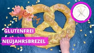 Neujahrsbrezel Rezept glutenfrei Silvester Essen einfaches Hefegeb&auml;ck