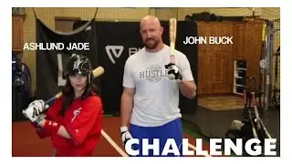 MLB Allstar John Buck & Ashlund Jade CHALLENGE!