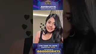 AkshayaUdayakumar | Voting Akshaya | Bigg Boss Tamil 7 | Bigg Boss Tamil